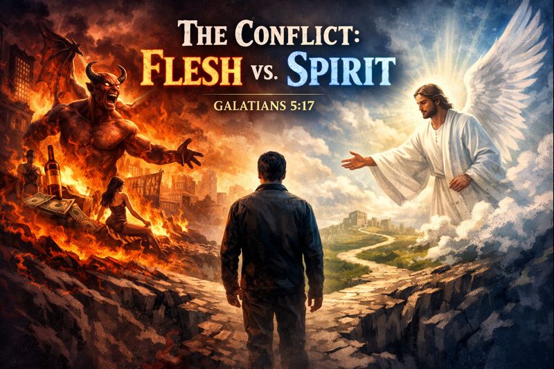 The Flesh vs. The Spirit